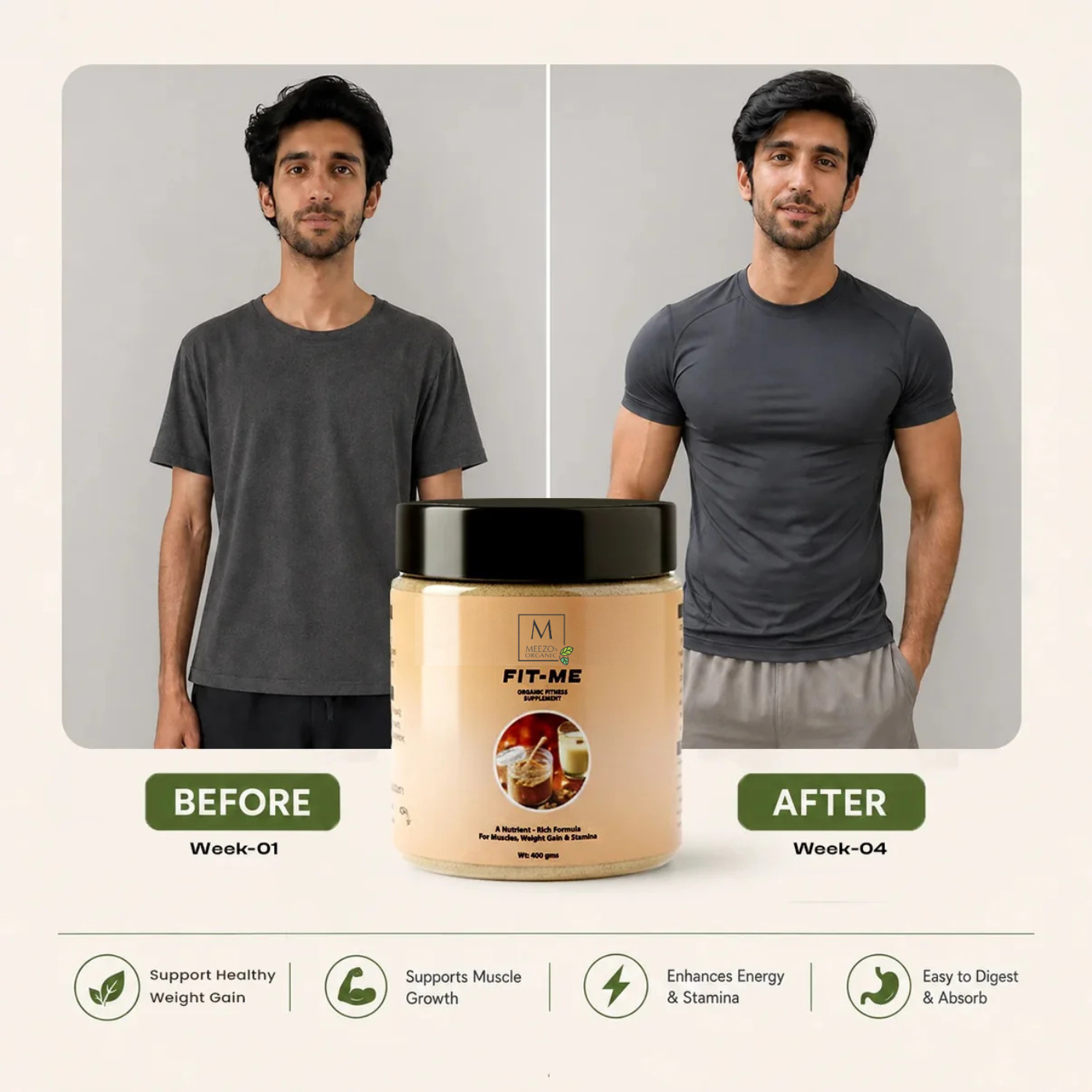FIT-ME, Natural Weight Gain Supplement